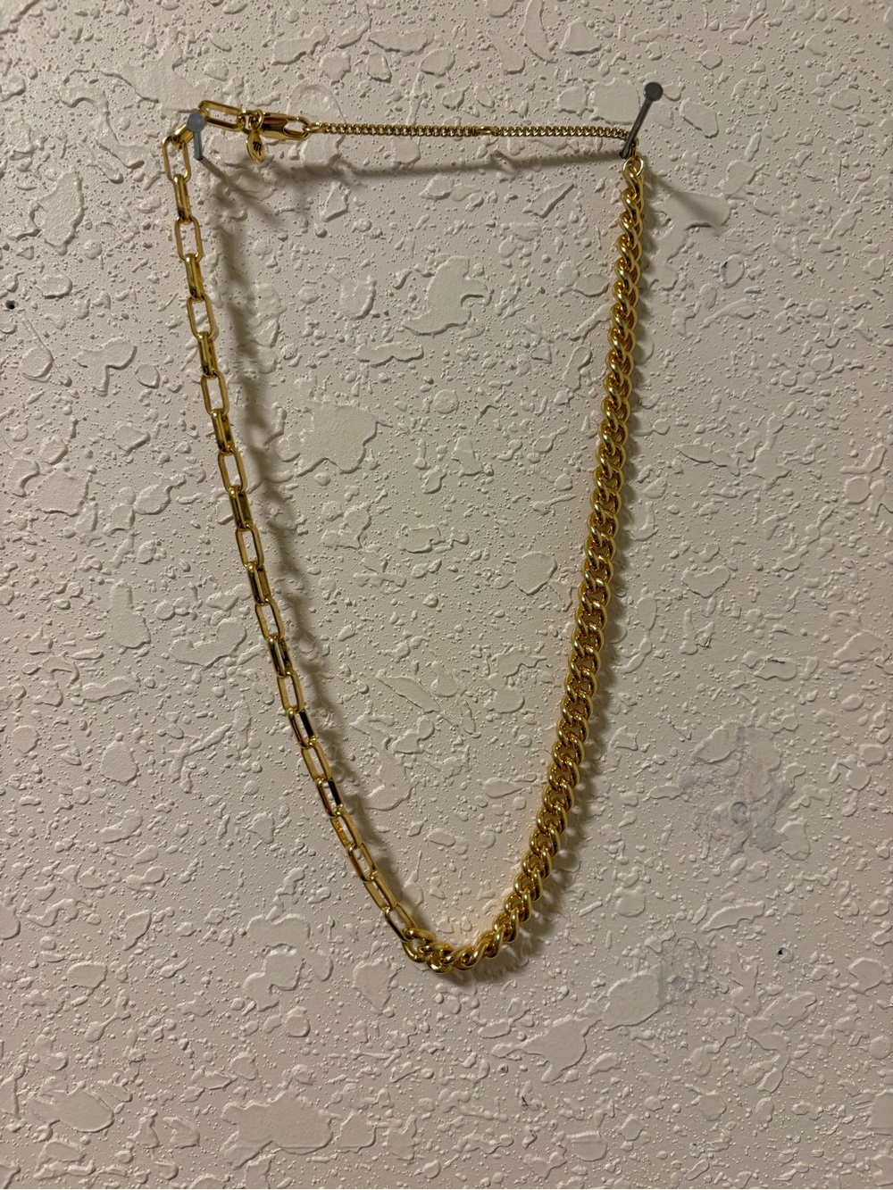 Madewell Gold Two-Chain Necklace